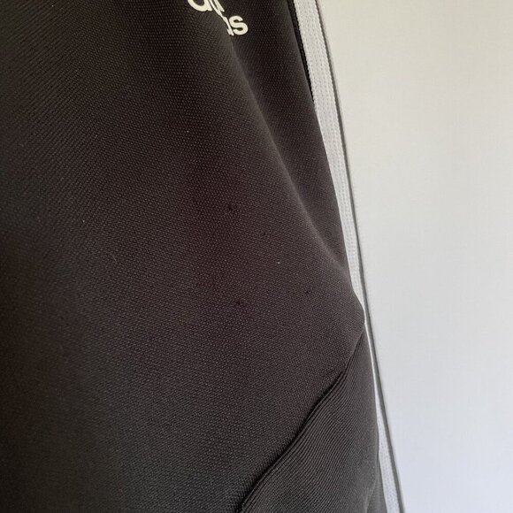 Adidas climacool black and white stripes casual mid rise sweatpants casual - Picture 3 of 7